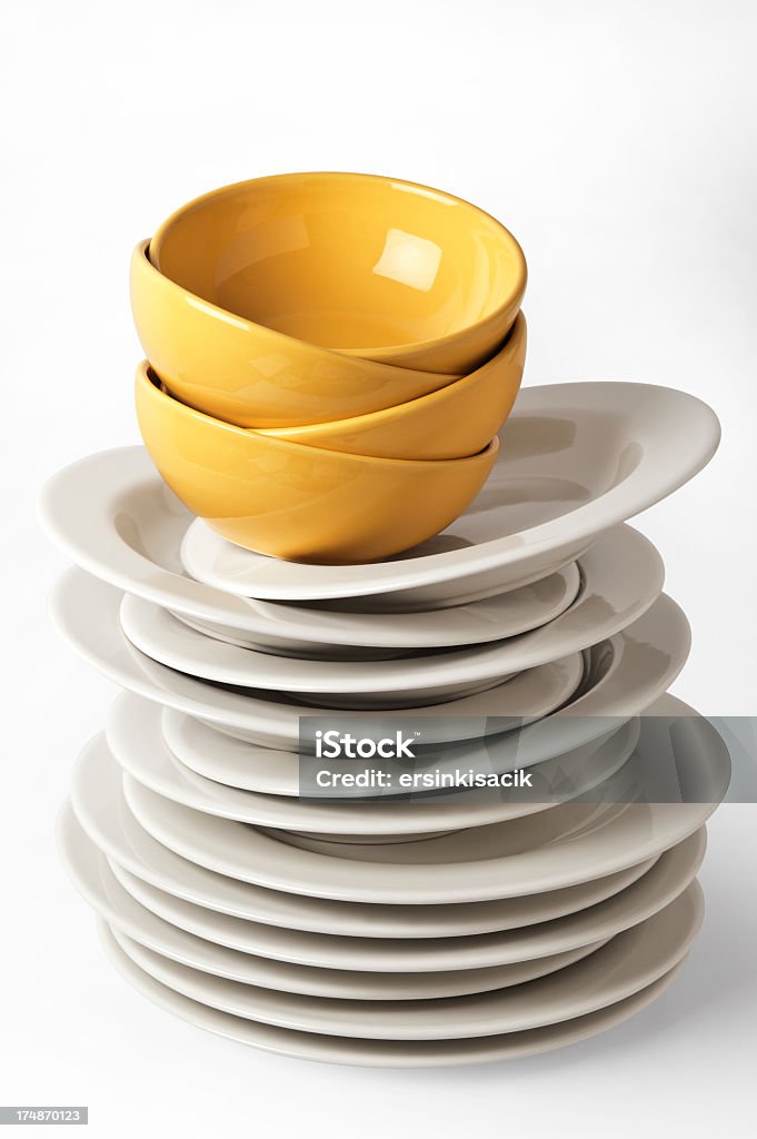 Amarelo Bowls - Royalty-free Cerâmica Foto de stock