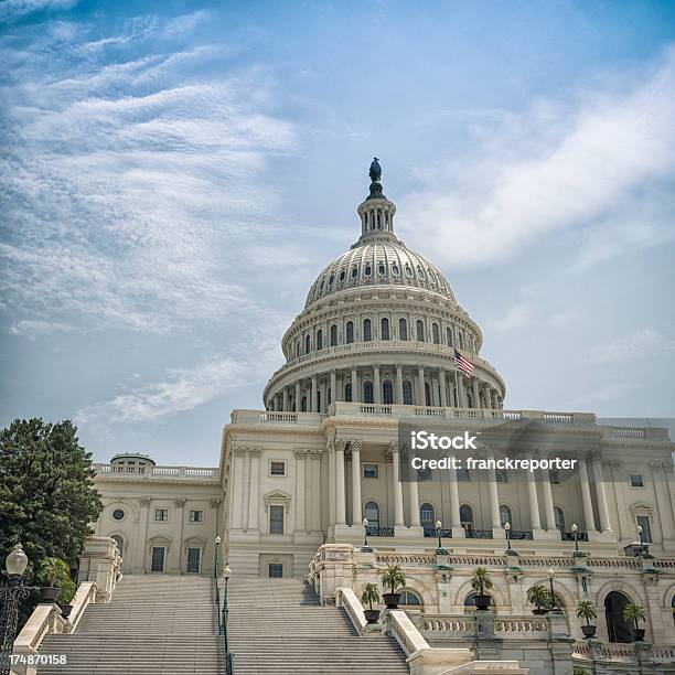 United States Capitol Gebäude In Washington Dc Stockfoto und mehr Bilder von Eingang - Eingang, Kongressbibliothek, Kongressversammlung