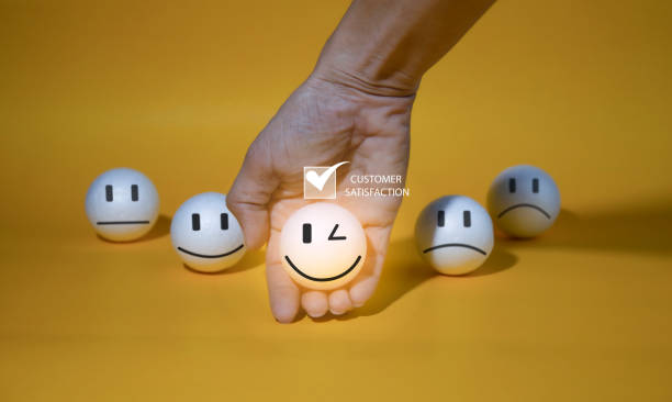 istock Users rate their service experience on the online application for a customer satisfaction survey concept. 1748703919