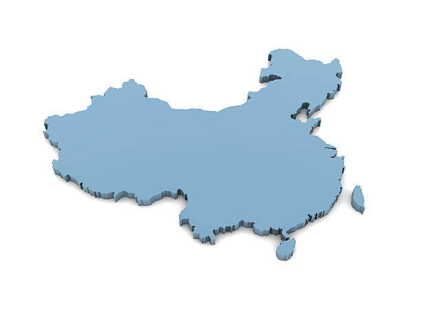 Map of China Map of ChinaMap:http://en.wikipedia.org/wiki/File:PRC_Population_Density.svg prc stock pictures, royalty-free photos & images