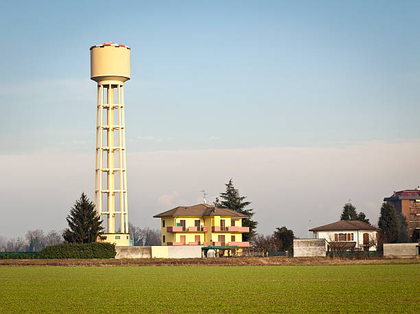 istock Water Tower With Houses 174871239