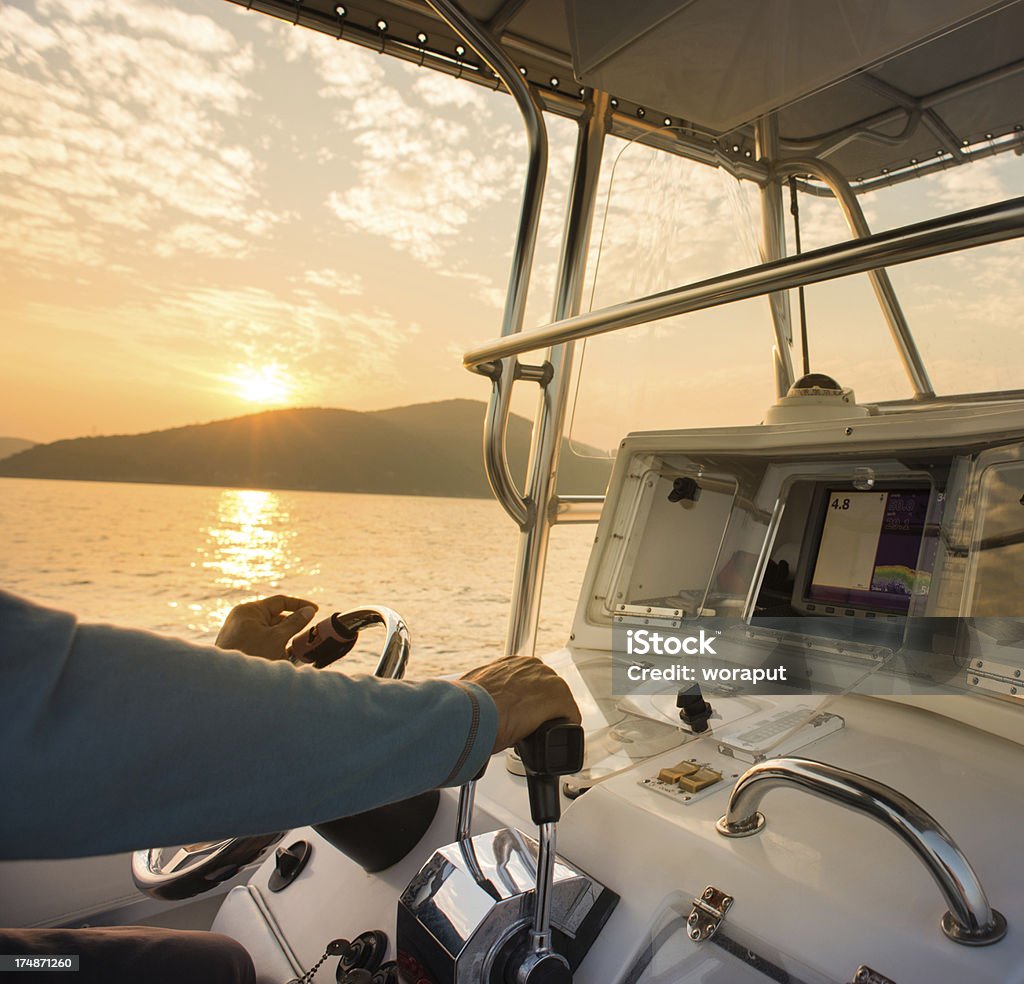 Barco Capitão - Foto de stock de Veículo Aquático royalty-free