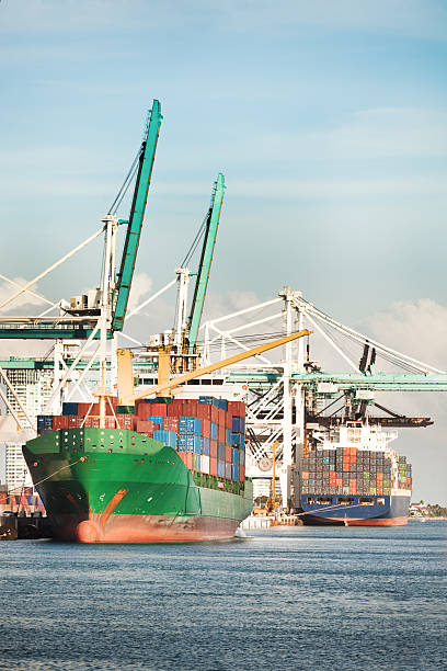 istock Port of Miami Container Shipping Dock Vt 174871604