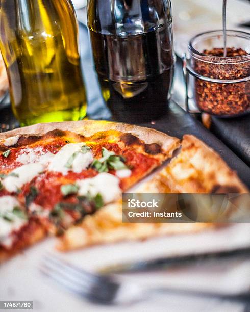 Pizza Slices Stock Photo - Download Image Now - Basil, Buffalo Mozzarella, Cheese