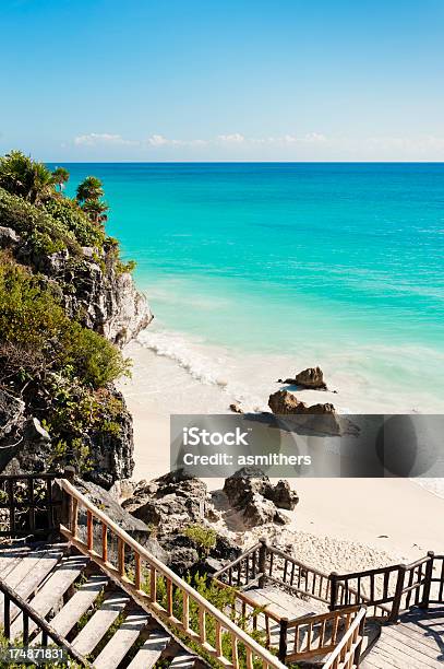 Beach At Tulum Stock Photo - Download Image Now - Mayan Riviera, Tulum - Mexico, Beach