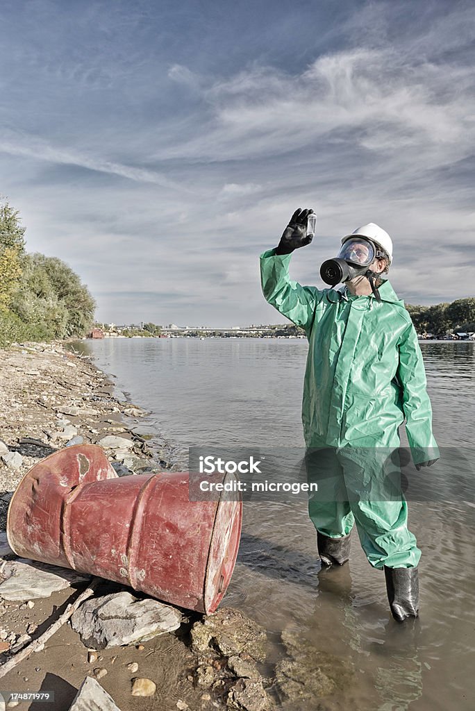 Inquinamento dell'acqua test - Foto stock royalty-free di Acqua