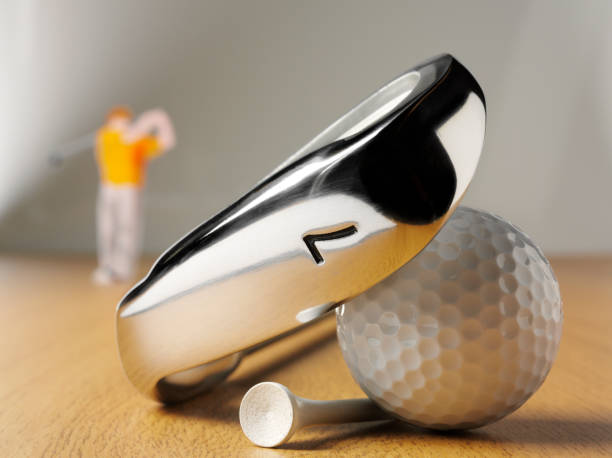 istock Golf Swing with a Club and Ball 174871994