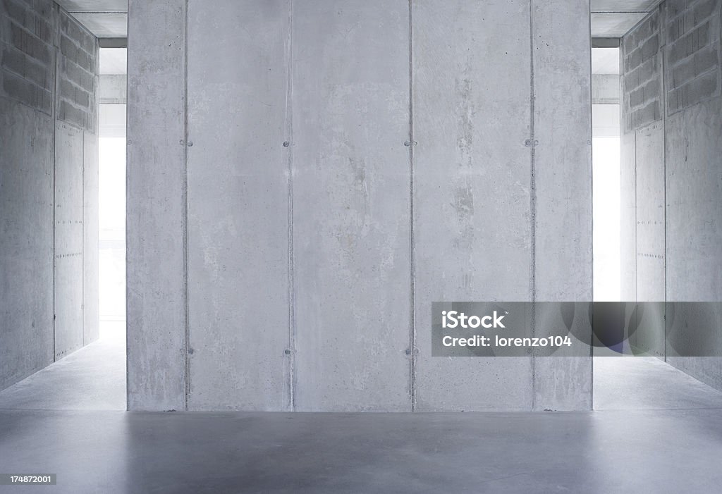 Rohem Betonwand - Lizenzfrei Betonwand Stock-Foto