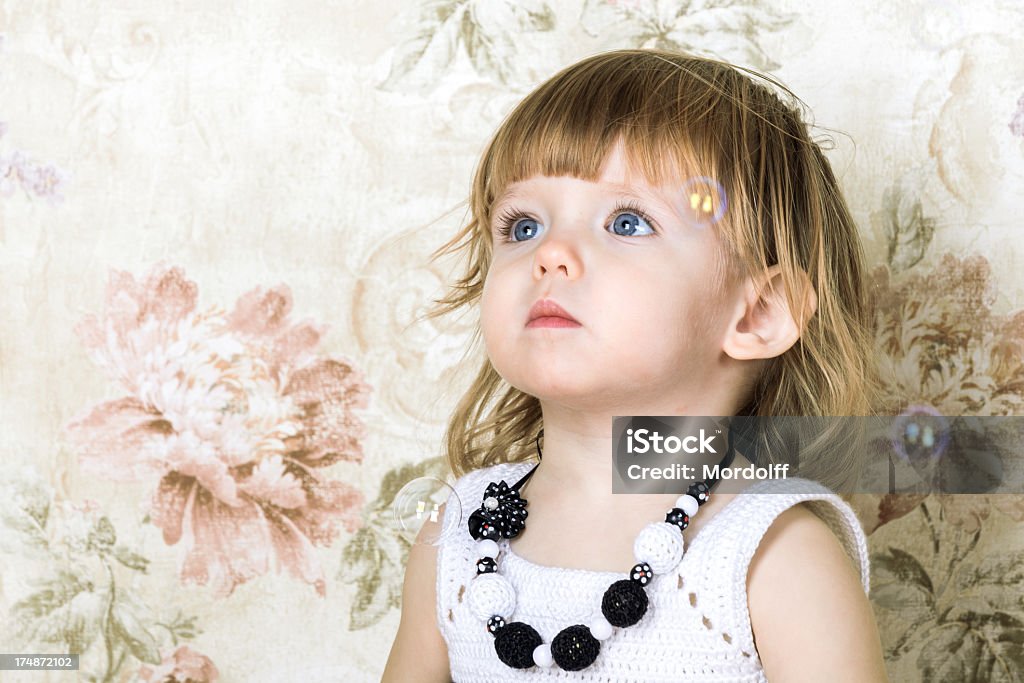 Hübsches kleines Mädchen mit blauen Augen - Lizenzfrei 2-3 Jahre Stock-Foto