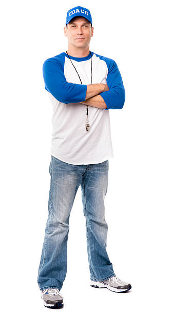istock Baseball Coach with Arms Crossed Isolated on White Background 174872145