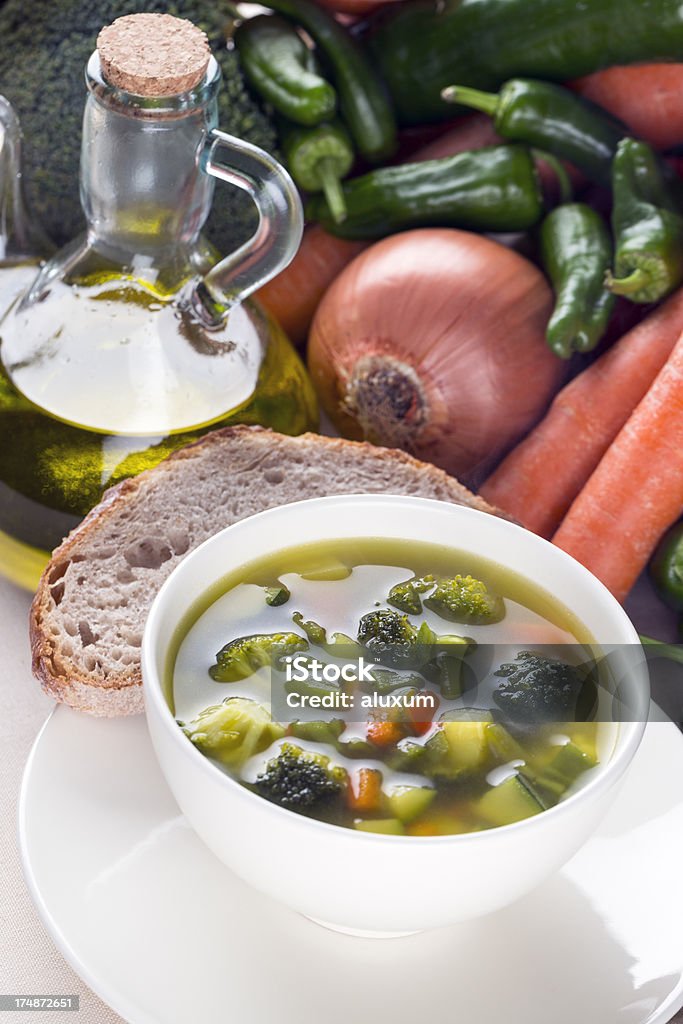 Sopa de verduras - Foto de stock de Alimento libre de derechos
