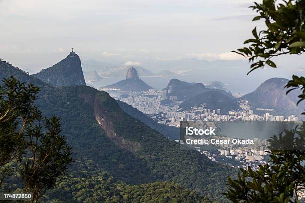 Panorama Di Rio De Janeiro - Fotografie stock e altre immagini di Acqua - Acqua, Ambientazione esterna, Brasile