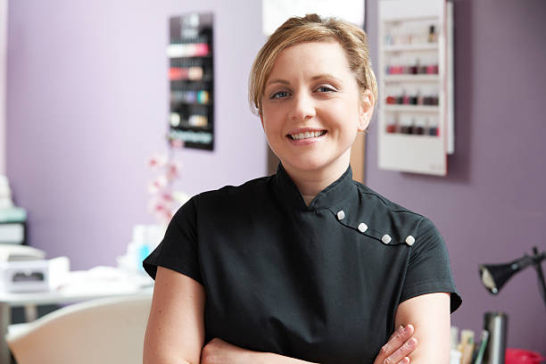 istock A female beautician at the salon 174872870
