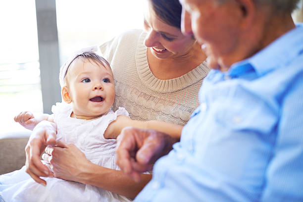 istock Laughing with mom and granddad 174873095