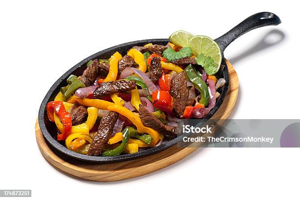 Manzo Fajitas - Fotografie stock e altre immagini di Fajita - Fajita, Scontornabile, Manzo