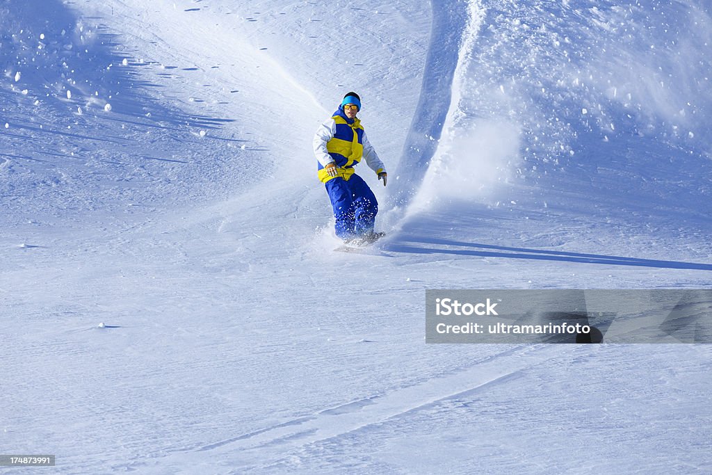 Extreme Snowboarden - Lizenzfrei Aktivitäten und Sport Stock-Foto