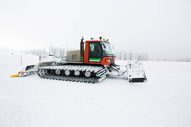 istock Snowcat making track for ski slope,blizzard. Rogla,Slovenia 174874040