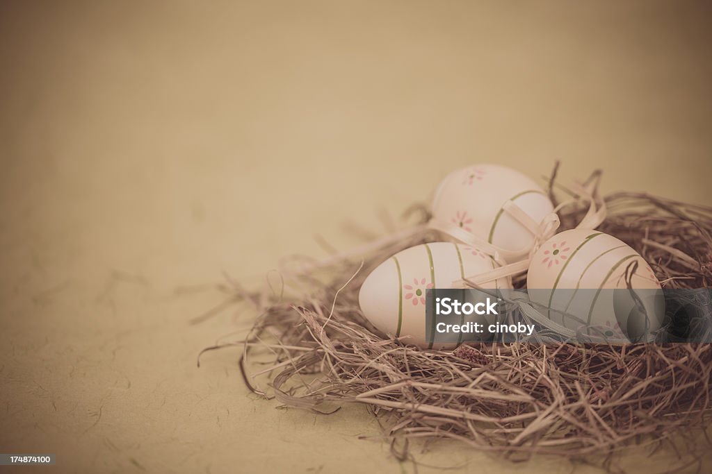 Vintage Nest egg-Expressão anglo-saxônica - Foto de stock de Amontoamento royalty-free