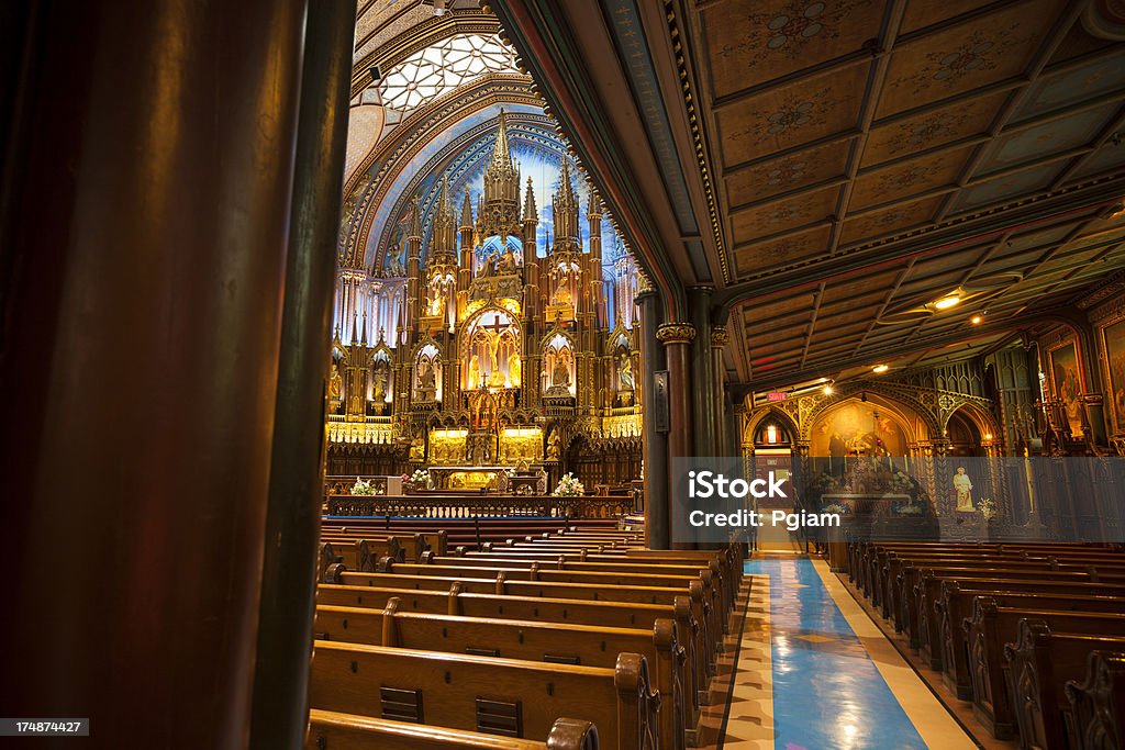 Basílica Notre-Dame - Royalty-free Altar Foto de stock