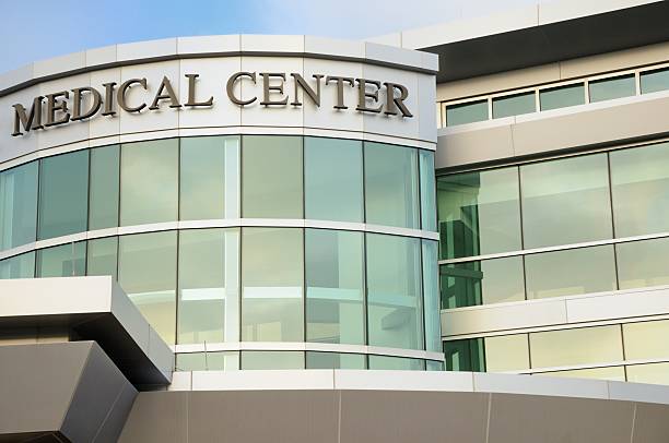 istock Medical center with sign 174874508