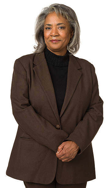 istock Mature Woman Looking At Camera With Hands Together 174874753