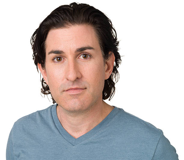 istock Serious Man Close Up Portrait 174874957
