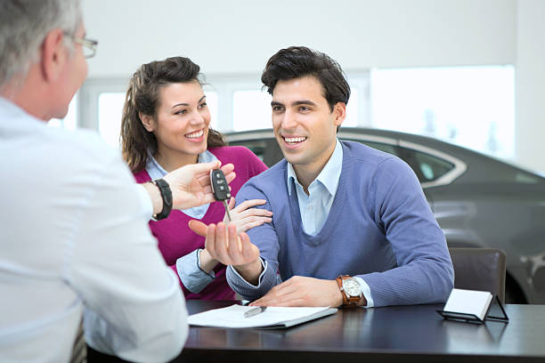 istock Couple buying car. 174875088