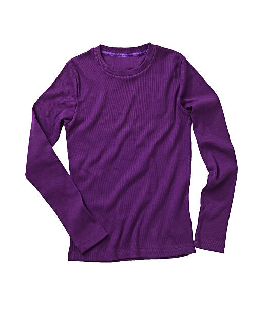 istock A long sleeve wrinkled purple shirt 174875898