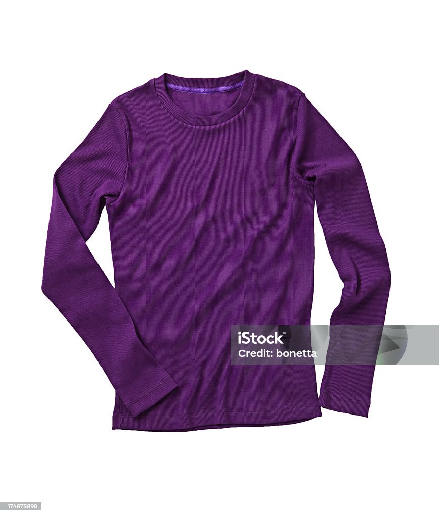 Фиолетовый рубашка - Стоковые фото С длинным рукавом роялти-фри