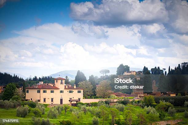 Tuscany Landscape Stock Photo - Download Image Now - Agricultural Field, Agriculture, Built Structure
