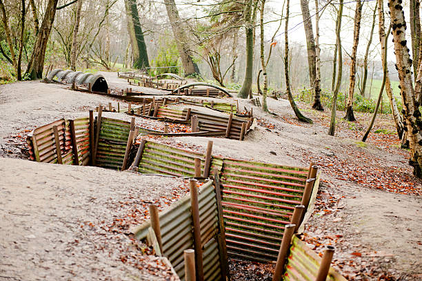 istock WW1 Trenches, Sanctuary Wood, Ypres, Belgium 174876105