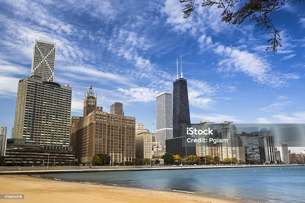 Horizonte de Chicago Illinois - Royalty-free América do Norte Foto de stock