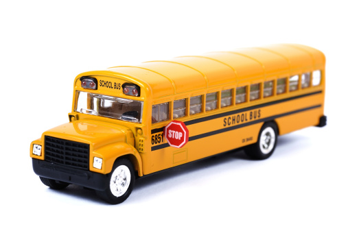 yellow school bus ( tpye C) of the US.