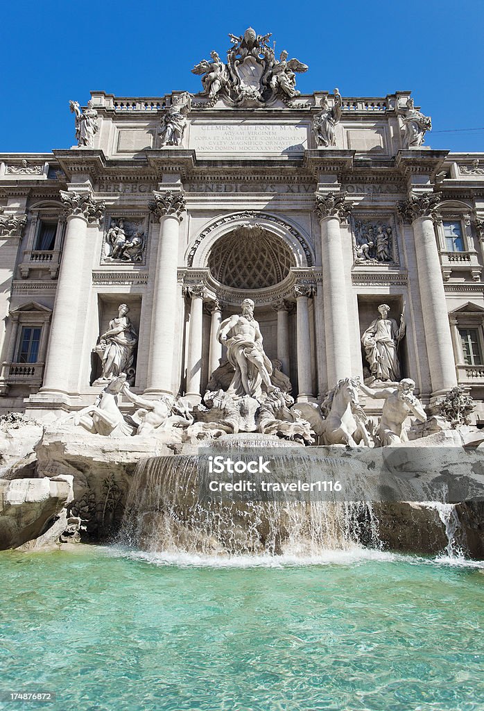 Fontana di Trevi a Roma, Italia - Foto stock royalty-free di Acqua