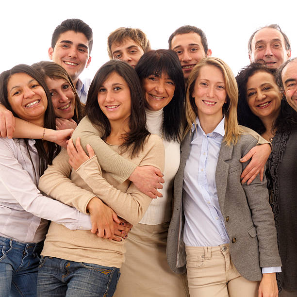 istock Group of People Embracing 174877137