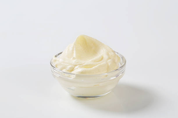 istock Cream cheese in a glass bowl 174877242