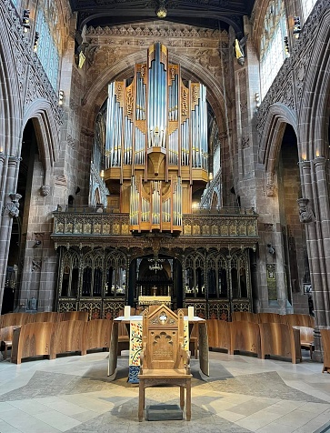 Manchester Cathedral, formally the Cathedral and Collegiate Church of St Mary, St Denys and St George