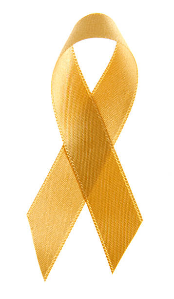 istock Gold Awareness Ribbon 174877558