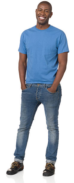 istock Happy Smiling Casual Young Man Standing Portrait 174877583