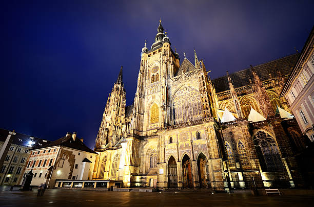 istock St. Vitus cathedral in night 174877595