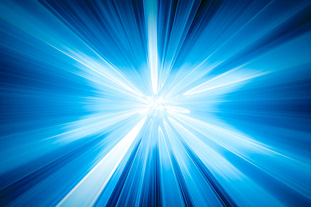 istock Space background with lights radiate in all directions 174877633