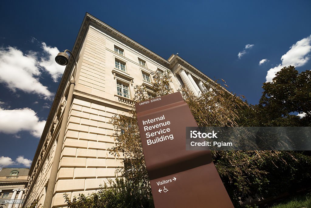 IRS Gebäude in Washington - Lizenzfrei Zentrale der amerikanischen Steuerbehörde IRS Stock-Foto