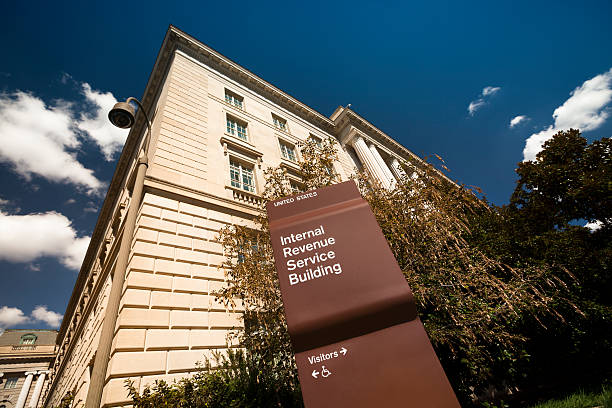 IRS Building in Washington Internal Revenue Service federal building Washington DC USA IRS Headquarters Building stock pictures, royalty-free photos & images