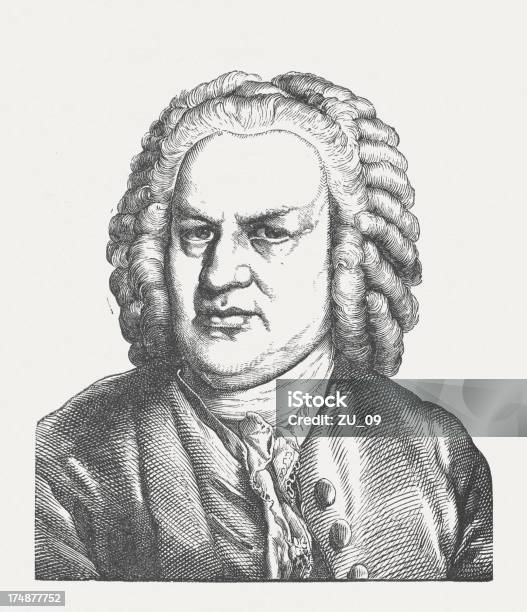 Johann Sebastian Bach - Arte vetorial de stock e mais imagens de Johann Sebastian Bach - Johann Sebastian Bach, Leipzig, Barroco