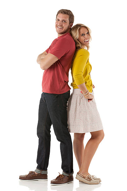 istock Attractive young romantic couple smiling 174877782