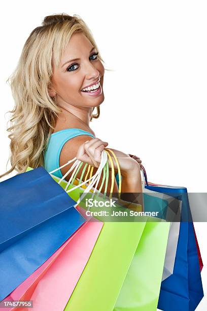 Mulher De Compras - Fotografias de stock e mais imagens de 20-24 Anos - 20-24 Anos, 20-29 Anos, Adulto