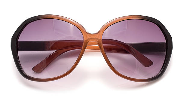 Sunglasses on a white background.