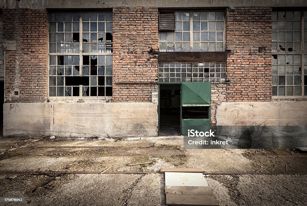 Alte Industriegebäude - Lizenzfrei Abgerissen Stock-Foto