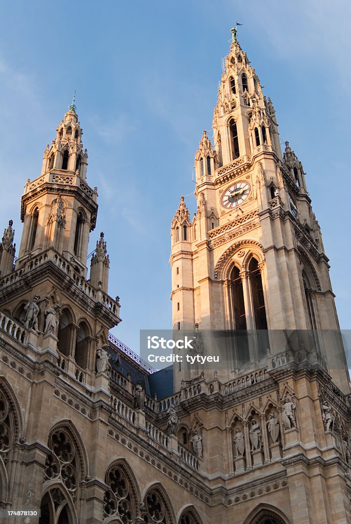 Viena city hall - Royalty-free Antigo Foto de stock