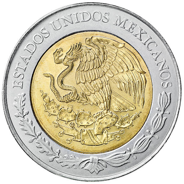 istock Reverse ot the 2011 five mexican pesos coin 174878270